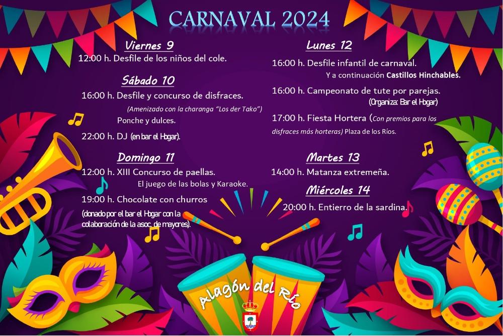 Imagen PROGRAMA Y BASES CARNAVAL 2024