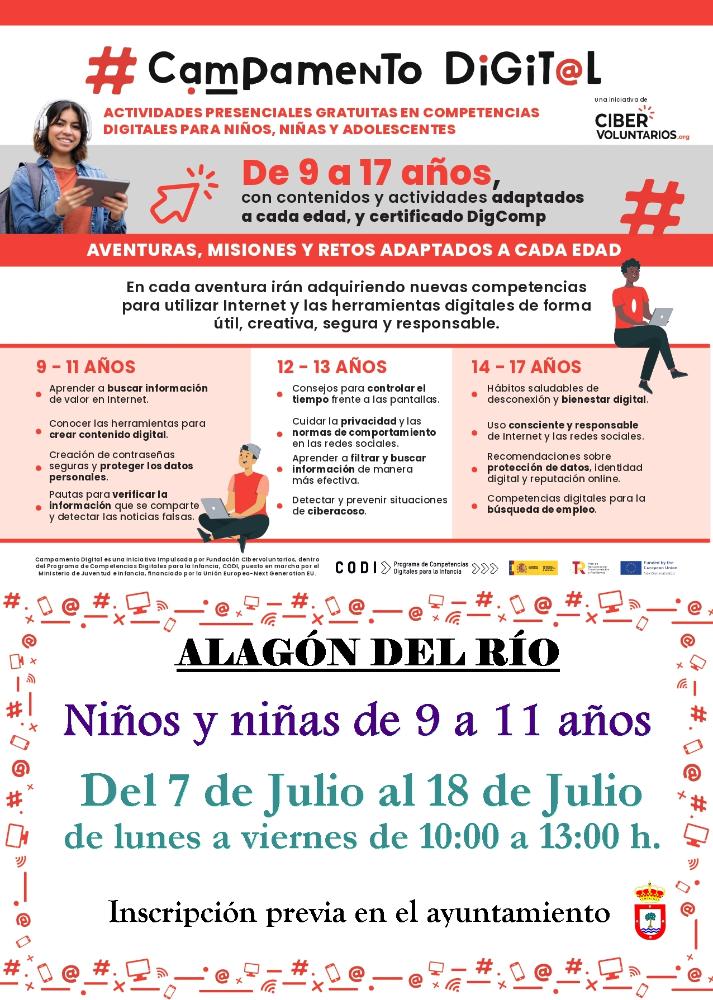 Imagen CAMPAMENTO DIGITAL PARA NIÑOS Y NIÑAS DE 9 A 11 AÑOS.