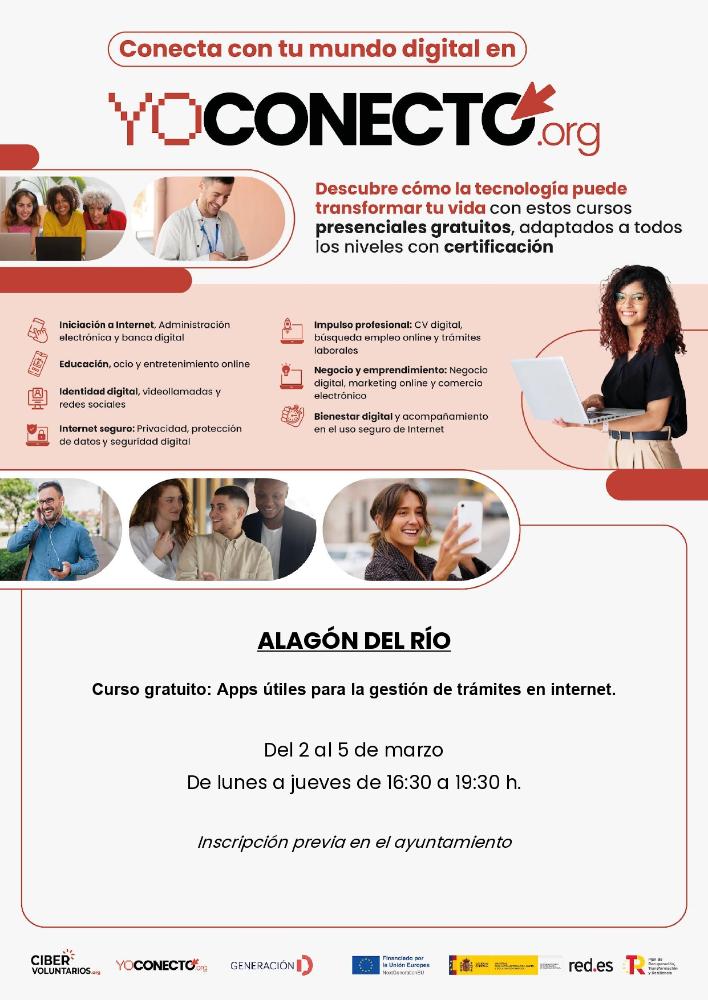 Imagen CURSO: Apps útiles para la gestión de trámites en internet del 2 al 5 de marzo