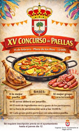 Imagen XV CONCURSO DE PAELLAS CARNAVAL 2026.