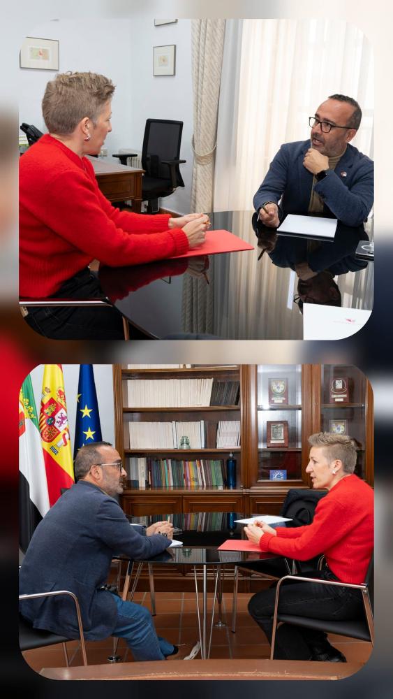 Imagen Reunión con el Presidente de la Excma. Diputación Provincial de Cáceres