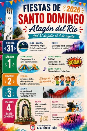 Imagen PROGRAMA DE FIESTAS DE SANTO DOMINGO 2026